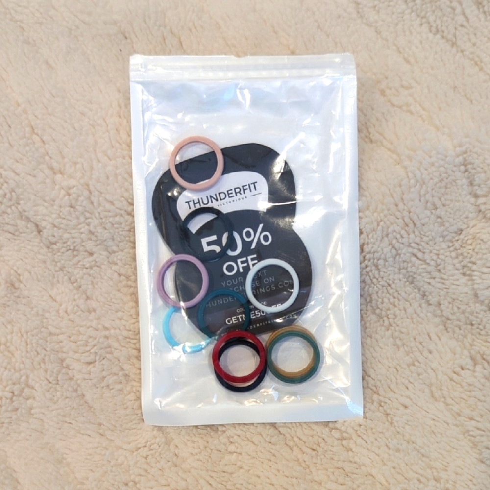 ThunderFit Silicone Ring Set (10 Rings)